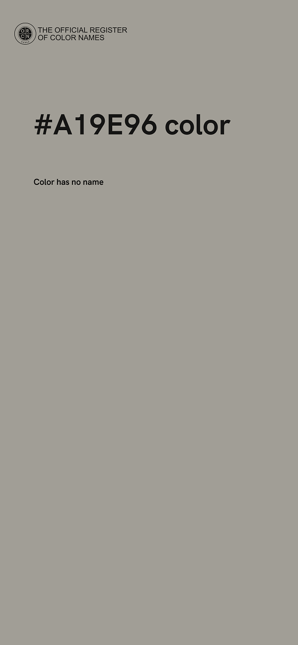 #A19E96 color image
