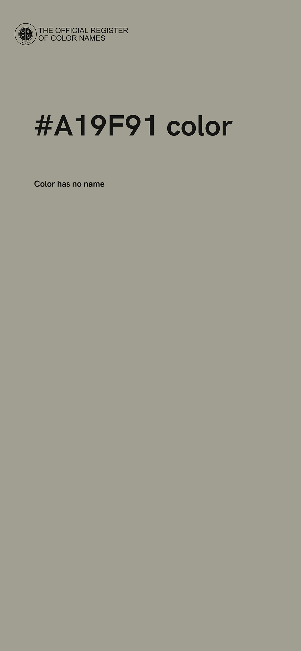 #A19F91 color image