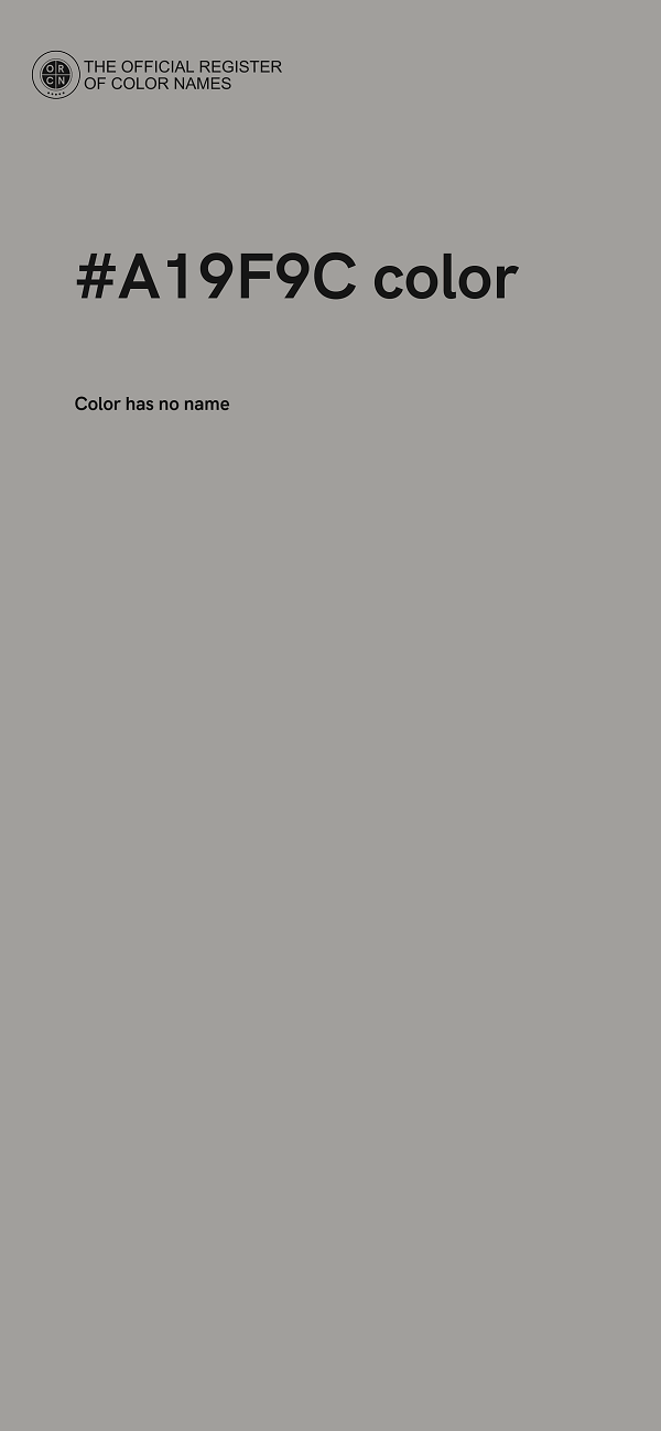 #A19F9C color image