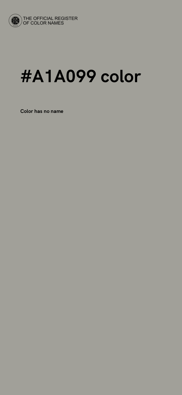 #A1A099 color image