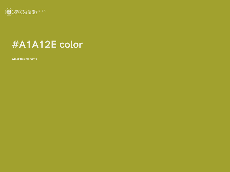 #A1A12E color image