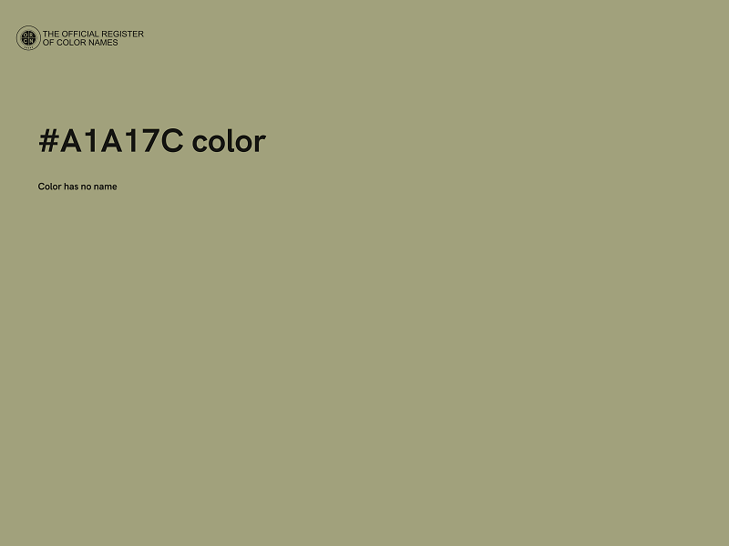 #A1A17C color image