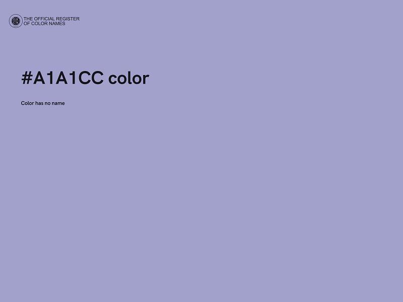 #A1A1CC color image