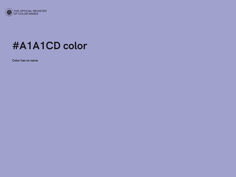 #A1A1CD color image