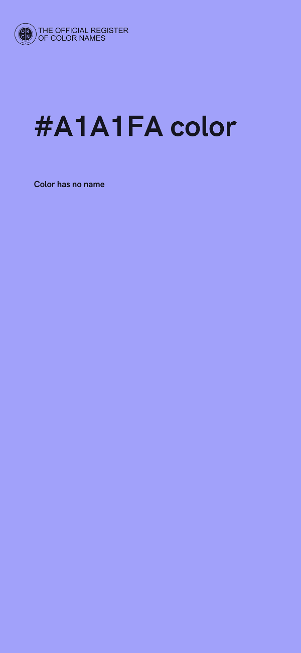 #A1A1FA color image