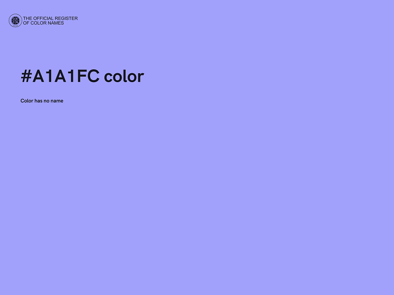 #A1A1FC color image