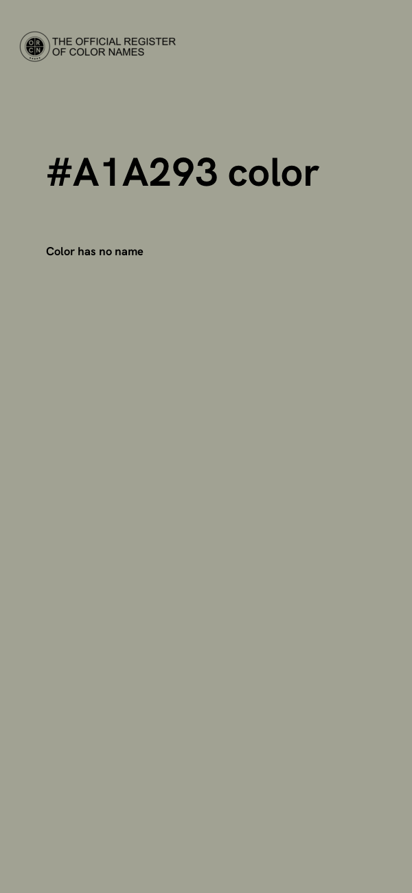 #A1A293 color image