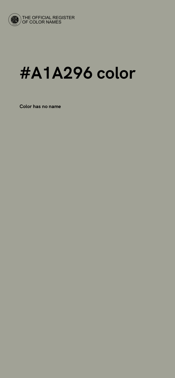 #A1A296 color image