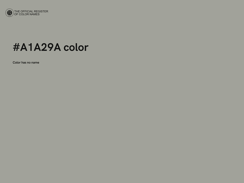 #A1A29A color image