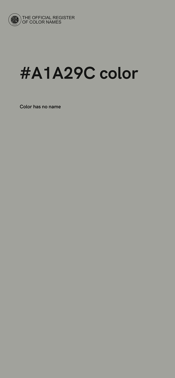 #A1A29C color image