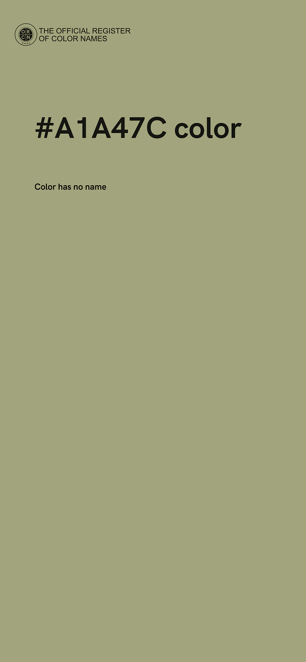 #A1A47C color image
