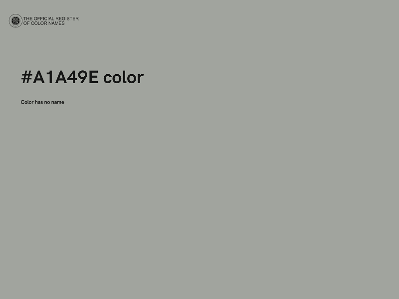 #A1A49E color image