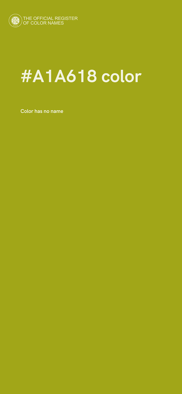 #A1A618 color image