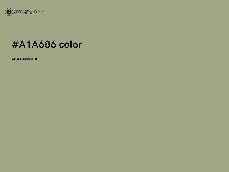 #A1A686 color image