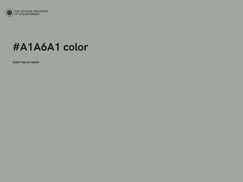 #A1A6A1 color image