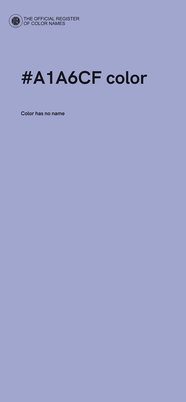#A1A6CF color image