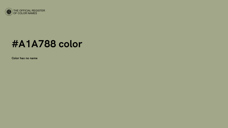 #A1A788 color image