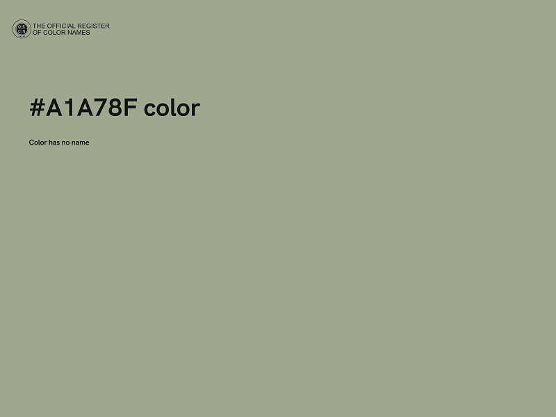 #A1A78F color image