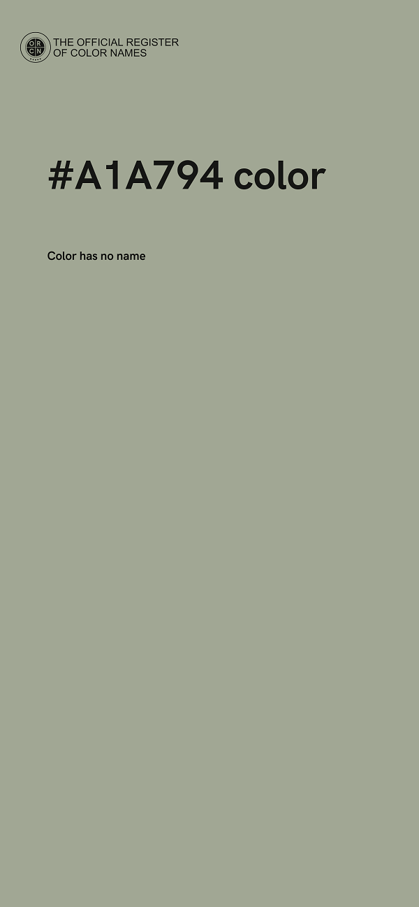 #A1A794 color image