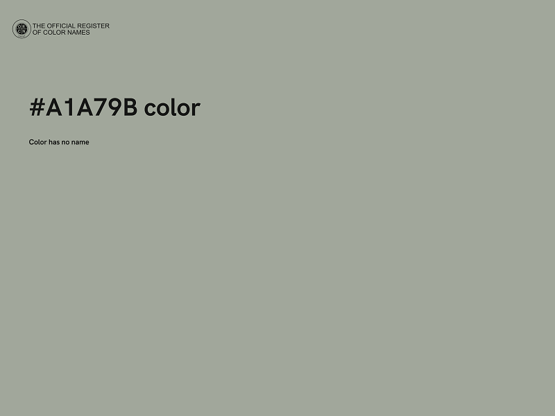 #A1A79B color image