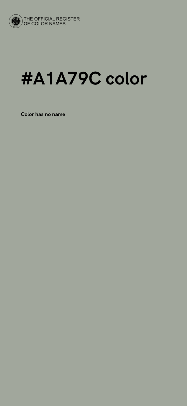 #A1A79C color image