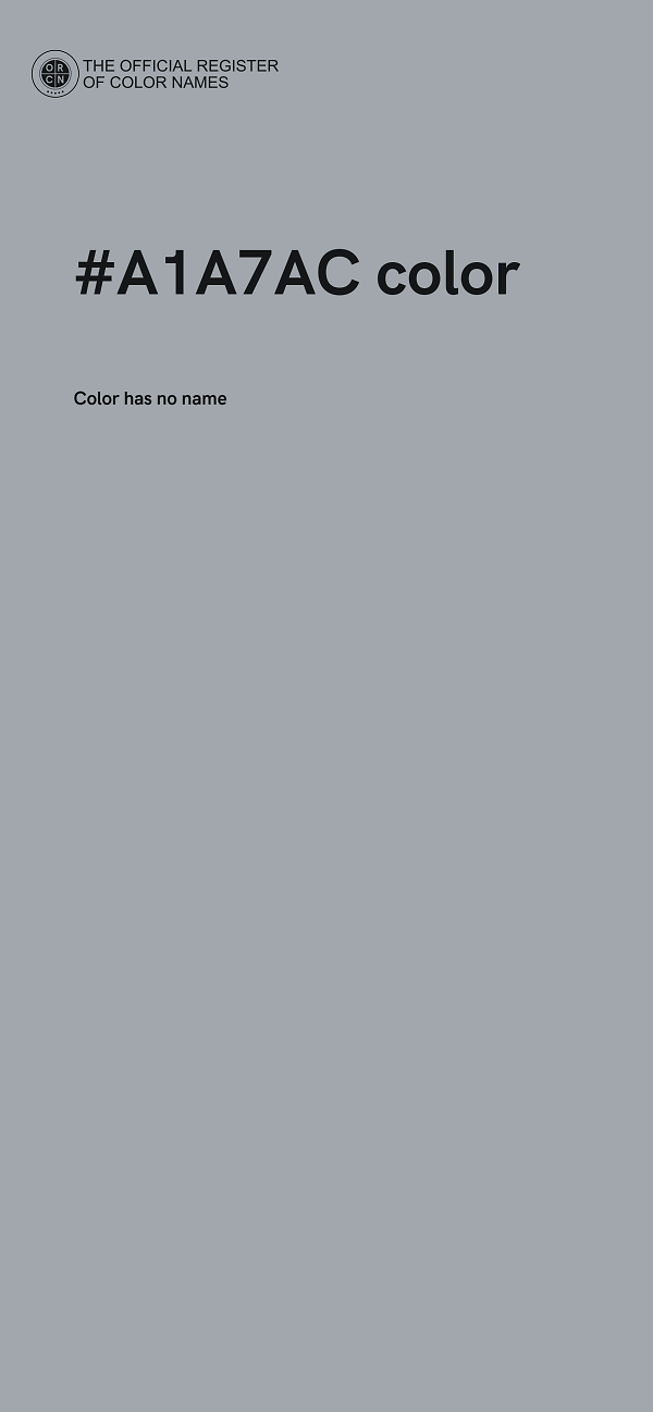 #A1A7AC color image