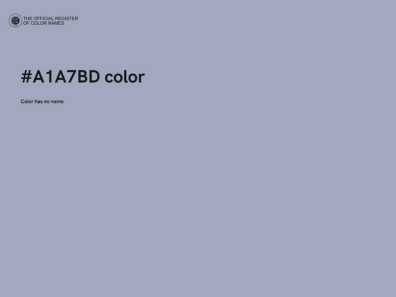 #A1A7BD color image