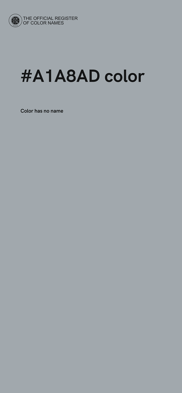 #A1A8AD color image