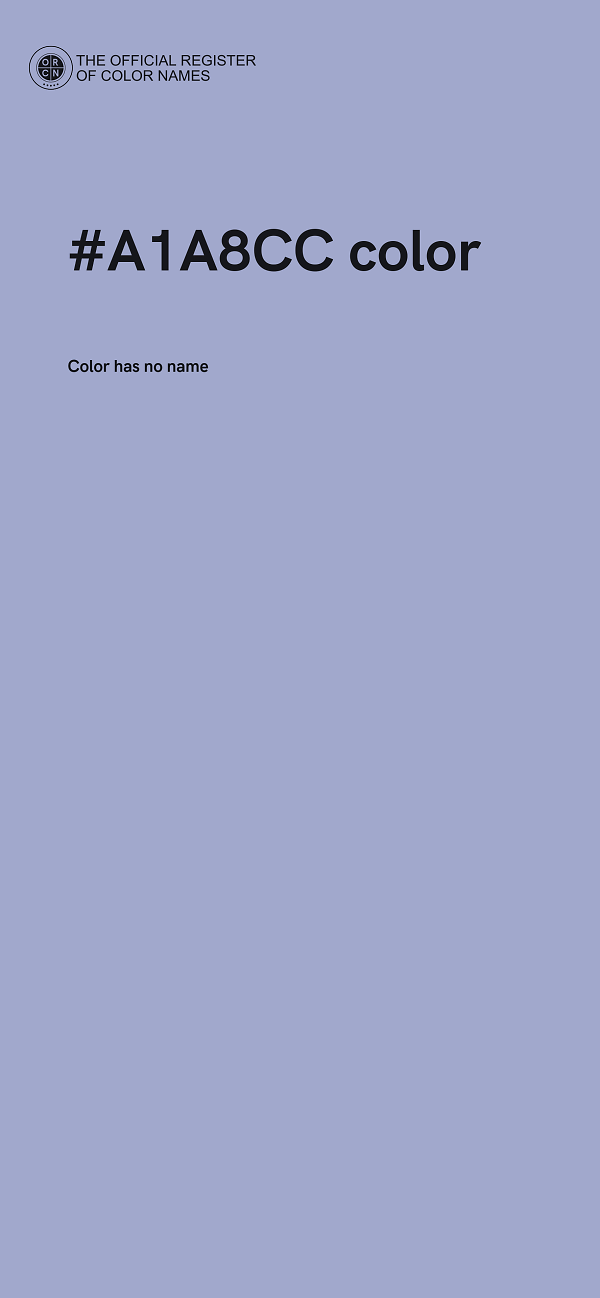 #A1A8CC color image