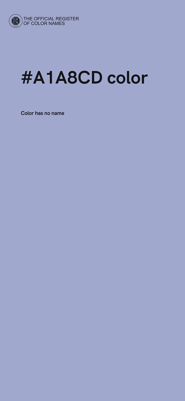 #A1A8CD color image