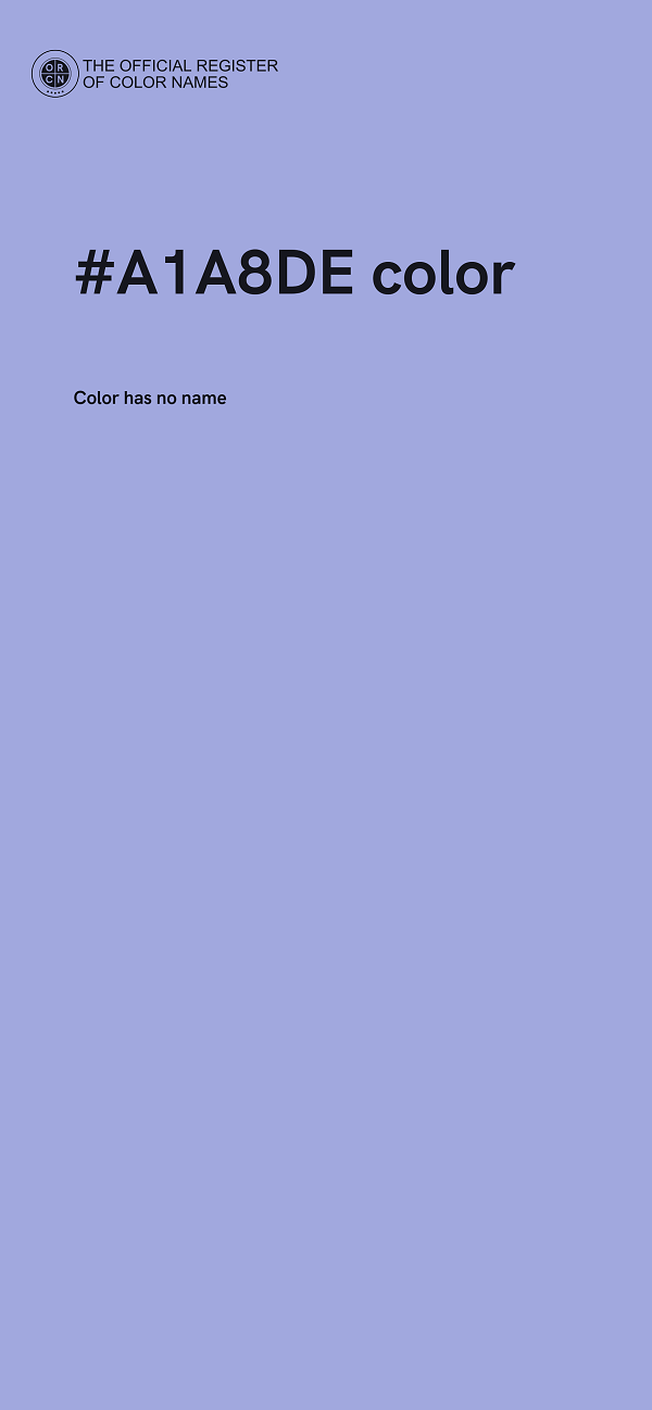 #A1A8DE color image