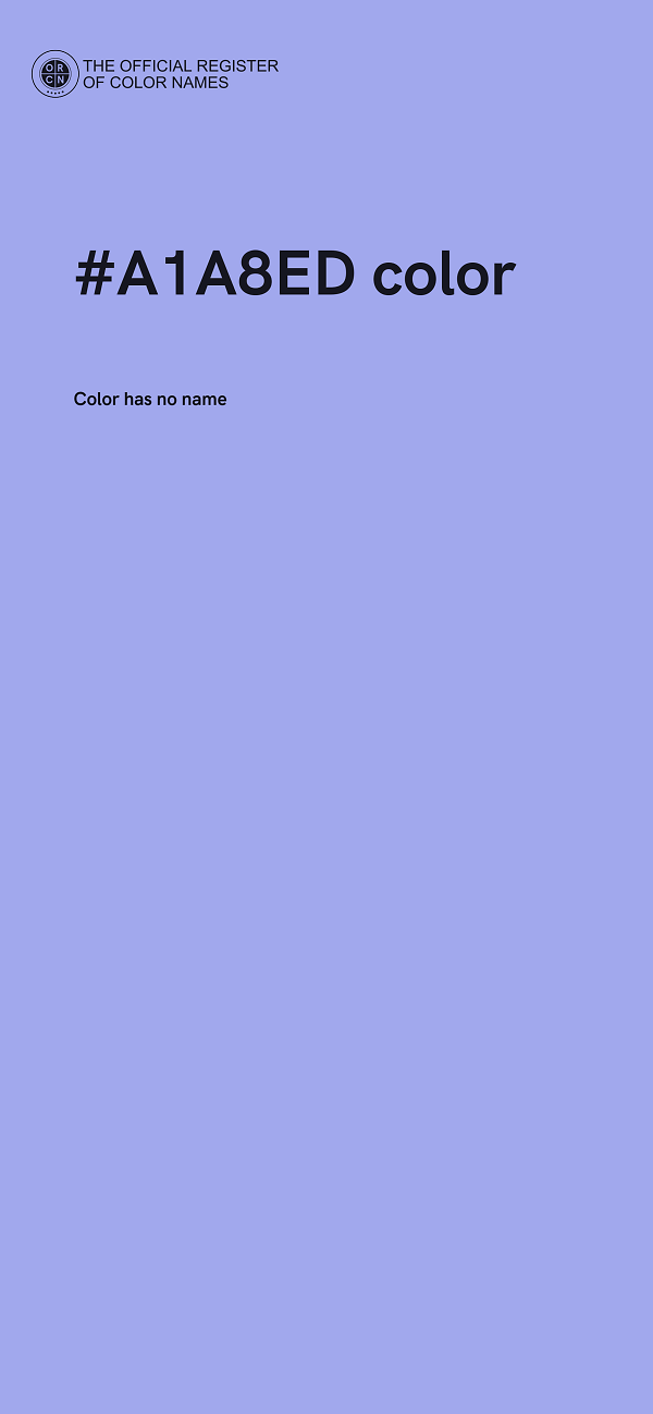 #A1A8ED color image