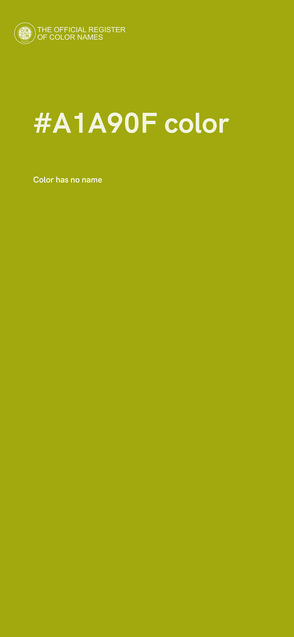 #A1A90F color image