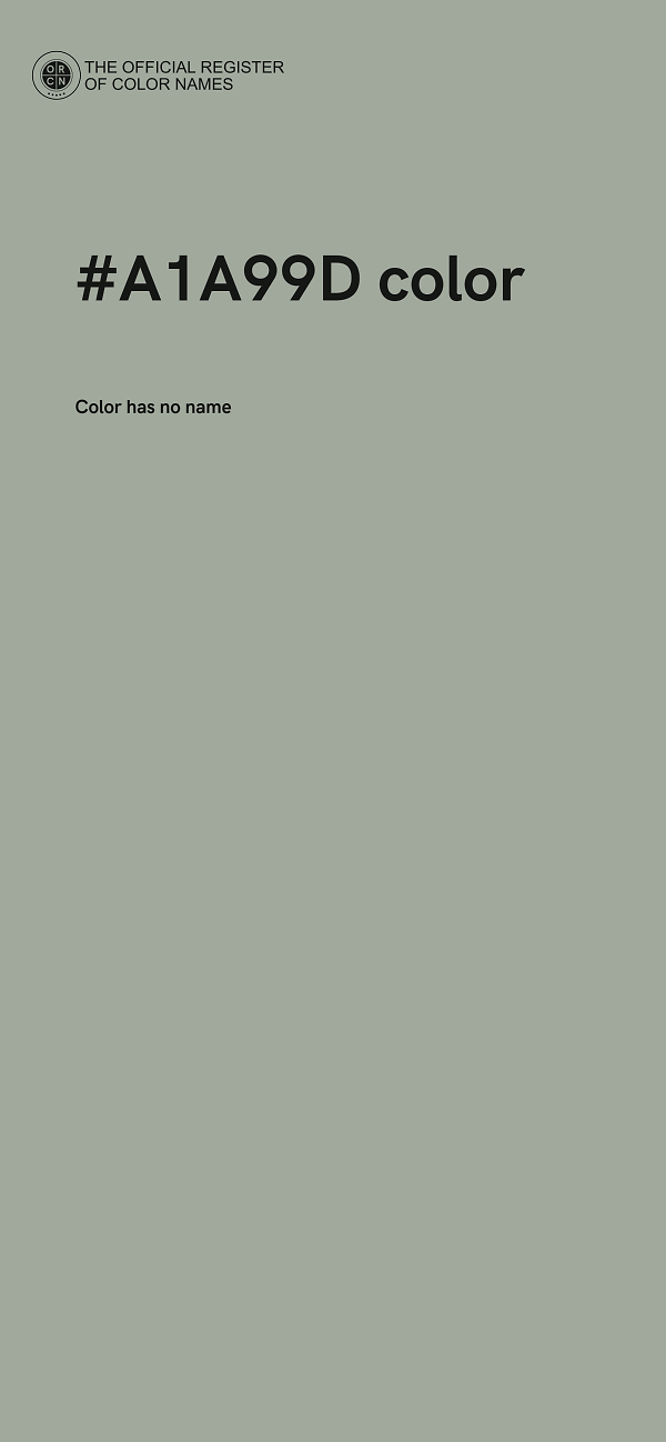 #A1A99D color image