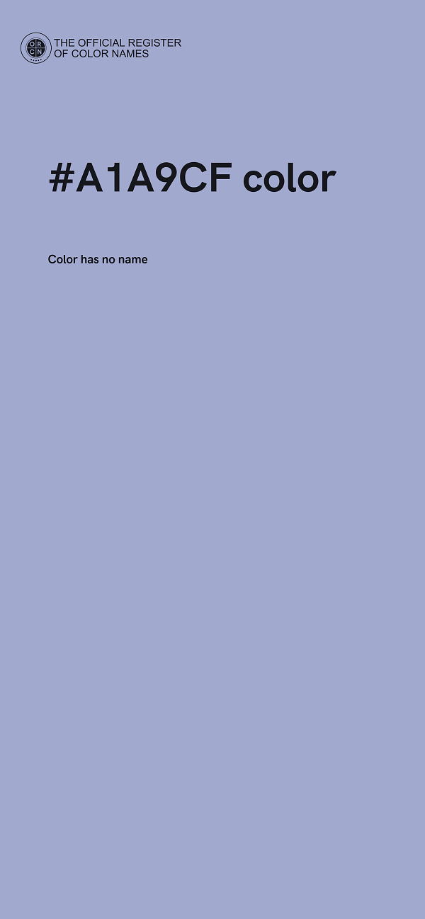 #A1A9CF color image