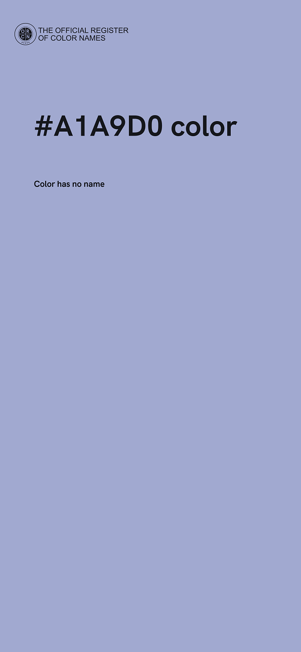 #A1A9D0 color image