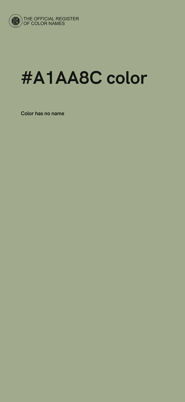 #A1AA8C color image