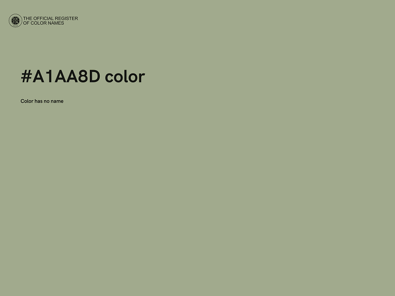 #A1AA8D color image