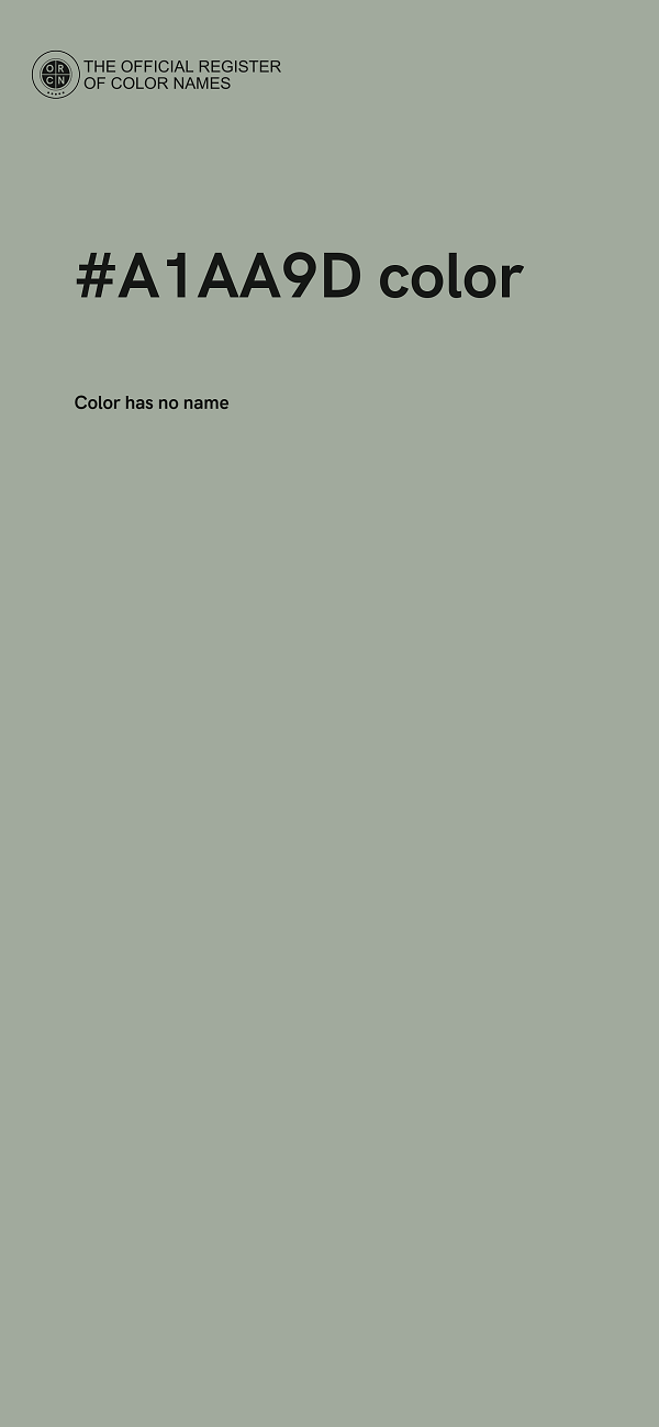 #A1AA9D color image