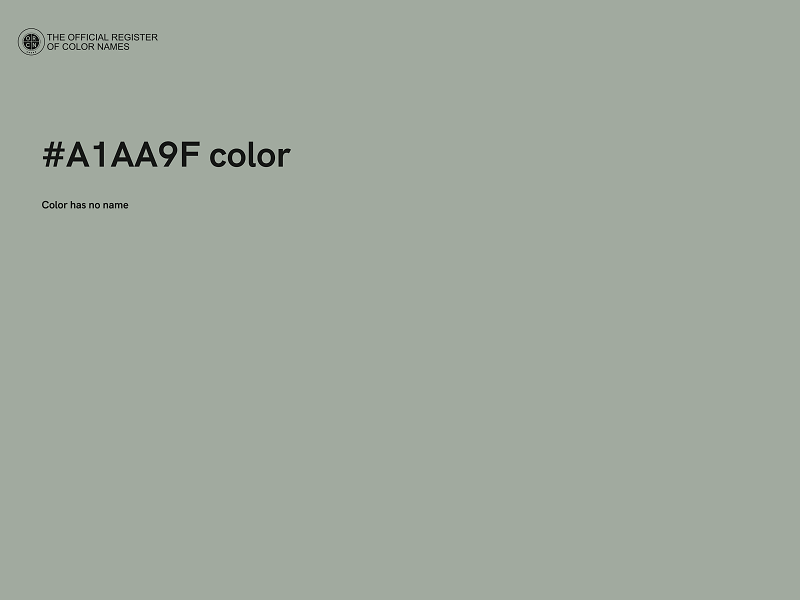 #A1AA9F color image