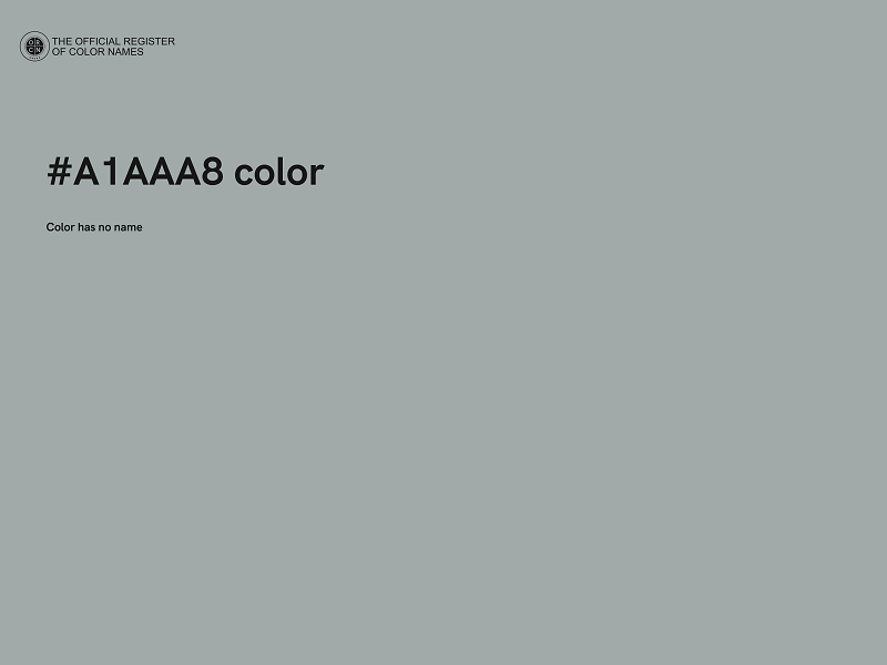 #A1AAA8 color image