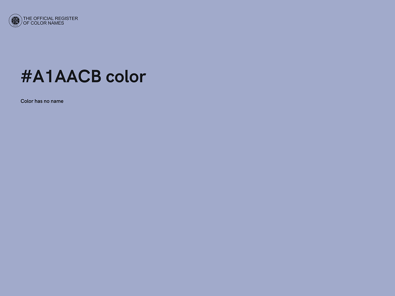 #A1AACB color image