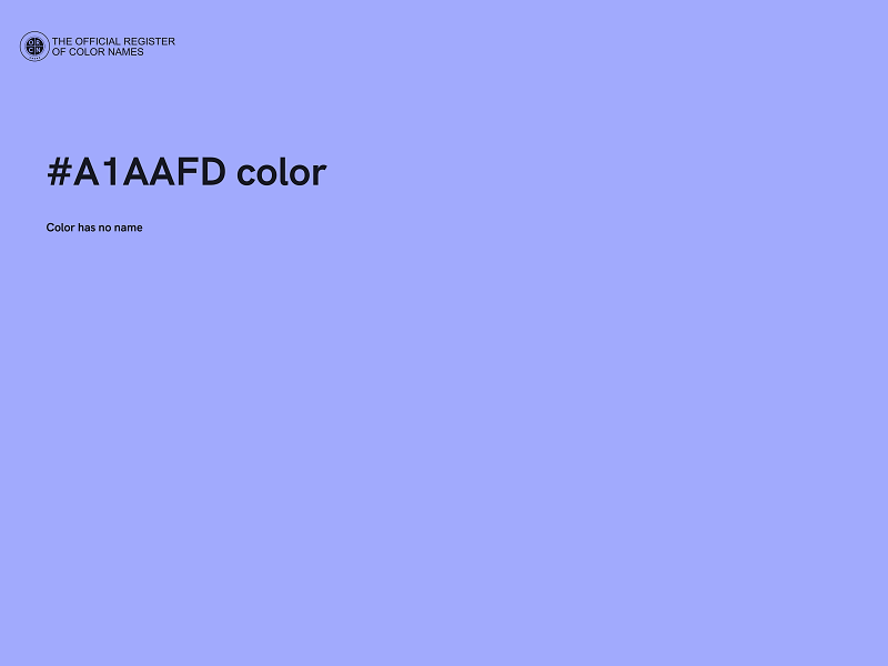 #A1AAFD color image