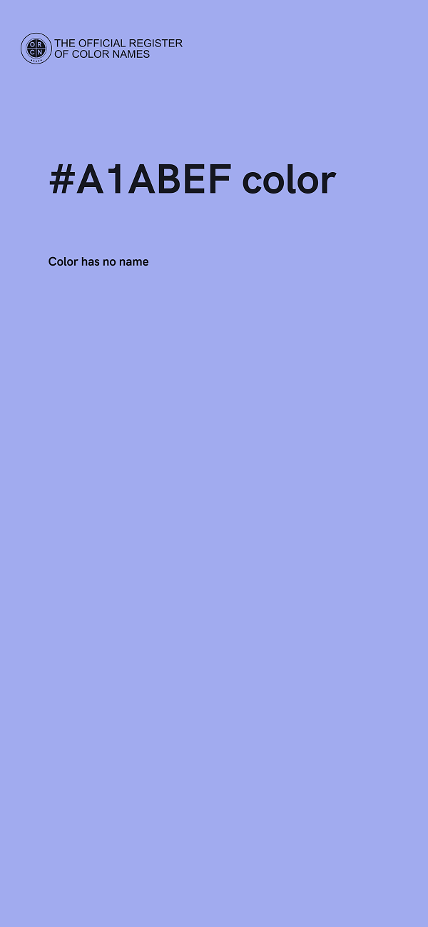 #A1ABEF color image