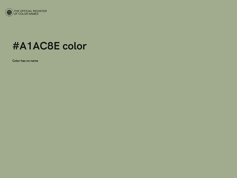 #A1AC8E color image