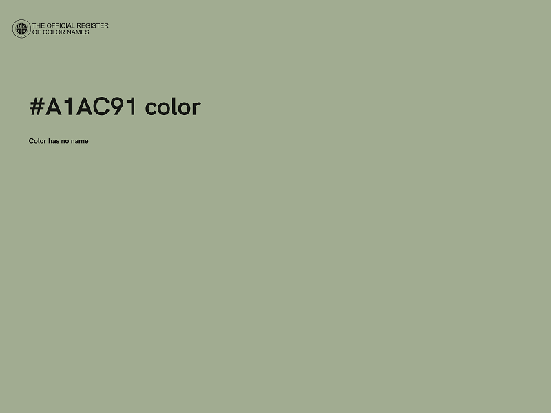#A1AC91 color image
