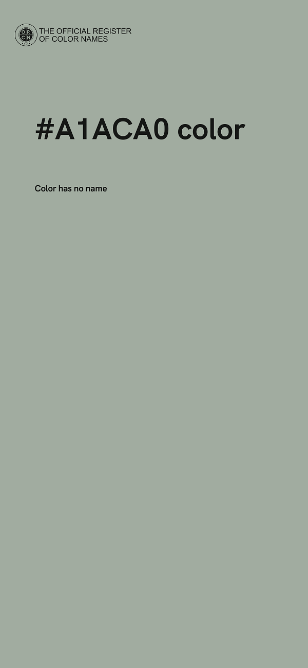 #A1ACA0 color image