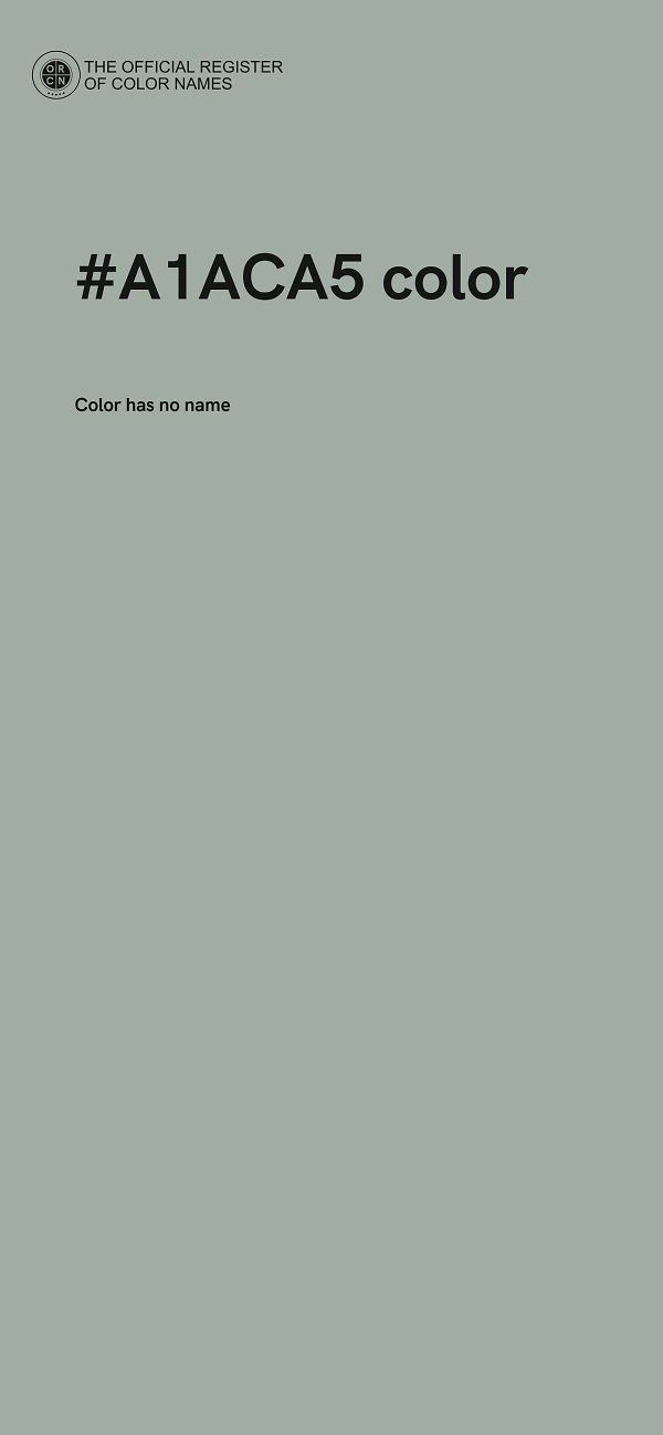 #A1ACA5 color image