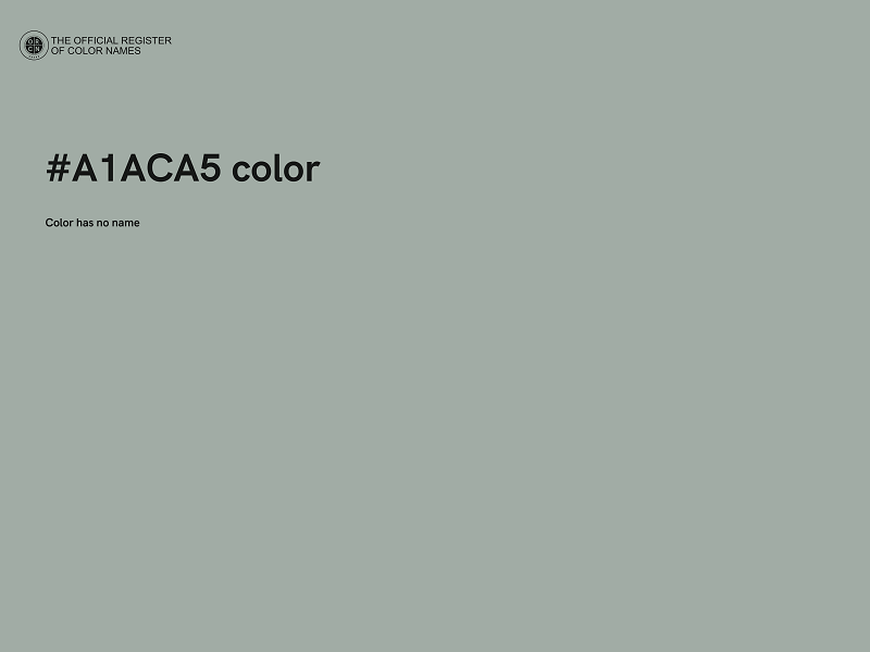 #A1ACA5 color image