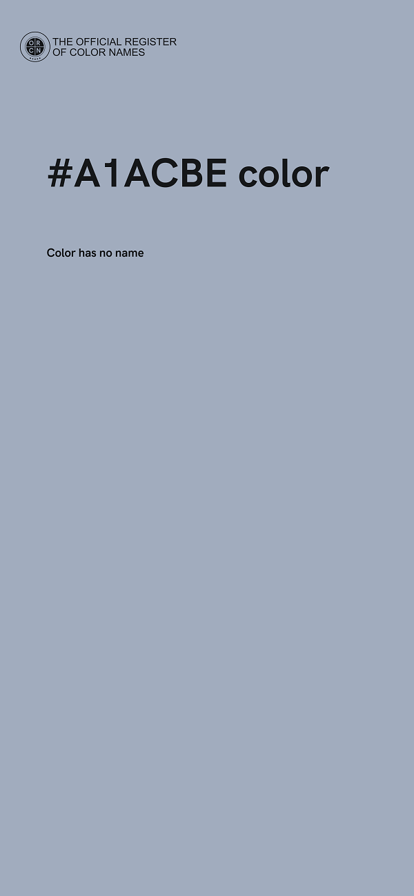 #A1ACBE color image